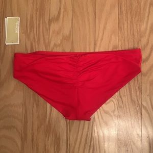 Michael Kors red bikini bottoms